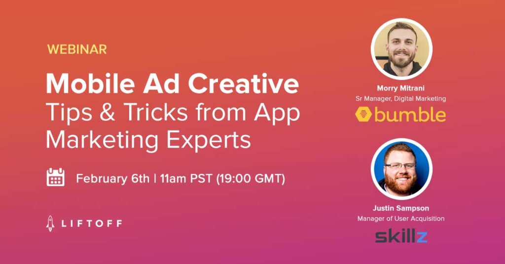 [Webinar] Mobile Ad Creative – Tips & Tricks